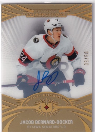 2021-22 UD Ultimate Introduction Auto Jacob Bernard-Docker #08/50 | eBay
