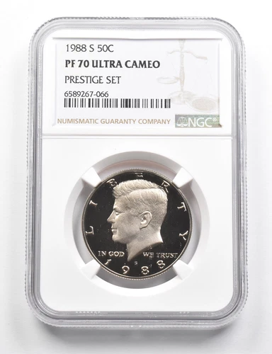 PF70 UCAM 1988-S Kennedy Half Dollar Prestige Set NGC RARE PEDIGREE *9810