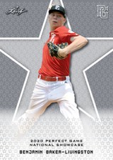 10-Count Lot Benjamin Baker-Livingston 2020 Leaf Perfect Game NIKE All-American 