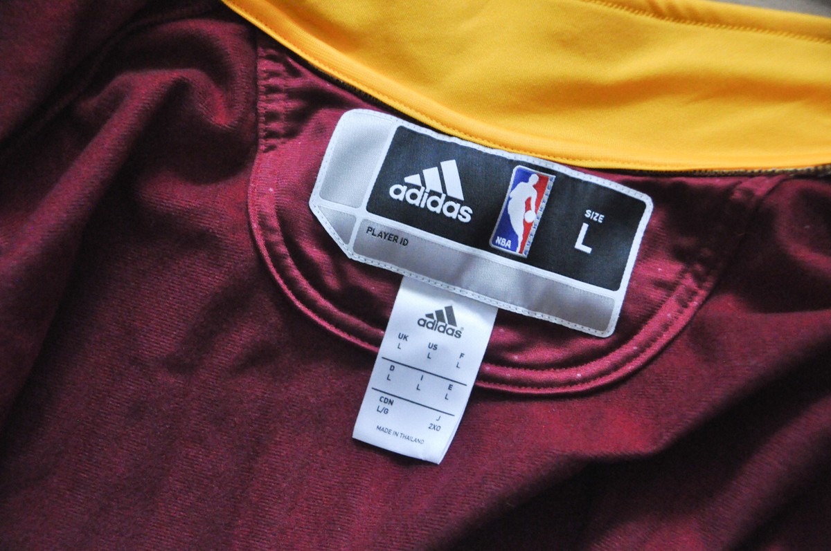 Cleveland Cavs Adidas Jacket Warmup NBA On-Court 2015-16 LeBron