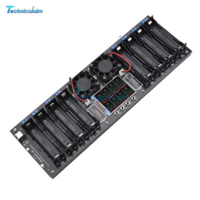 2.4'' 8 Channel 18650 Battery Capacity Internal Resistance Tester Auto Charging