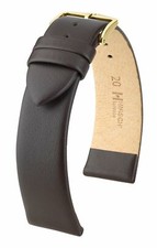 Hirsch Toronto 22 mm brown watch strap, length L