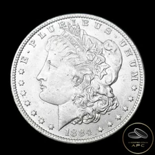 1884 O Morgan Dollar 90% Silver Choice Gem BU++ Light Strike Gorgeous Cart Wheel