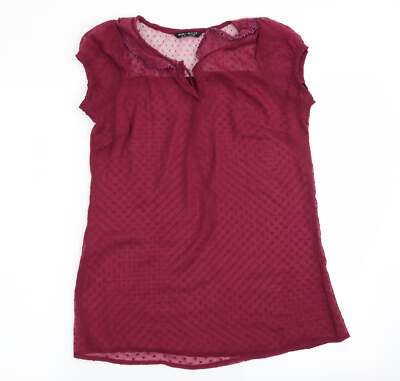 Select Damenbluse rot Polyestermischung Größe 8