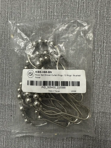 Signature Hardware Roller Ball Shower Curtain Rings - Thumbnail 5