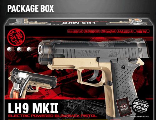 Academy LH9 MK2 Electric Powered Blowback Airsoft BB Blaster 6mm - Imagen 6 de 6