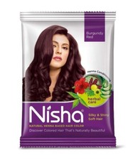Nisha Henna Based Hair Color 15gm Each Sachet No Ammonia Long Lasting pack of 10