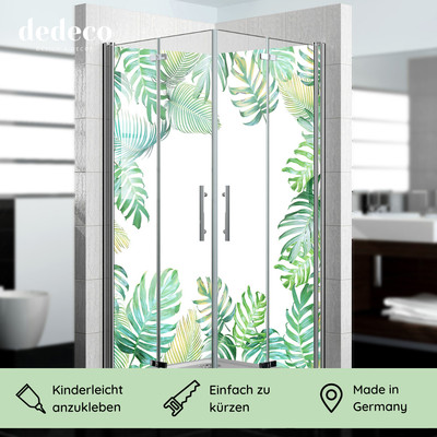 Aluminium Duschrückwand Fliesenersatz Bad Dusche Rückwand fugenlos Tropical Bild