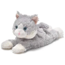Warmies Cozy Plush - Gray Cat Laying Large Therapy Microwavable Heatable Toy