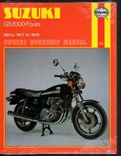 SUZUKI GS1000 FOURS 1977 TO 1979 OWNERS WORKSHOP MANUAL