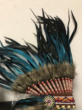 Novum Crafts Feather Headdress  Native American Indian Inspired 75CM