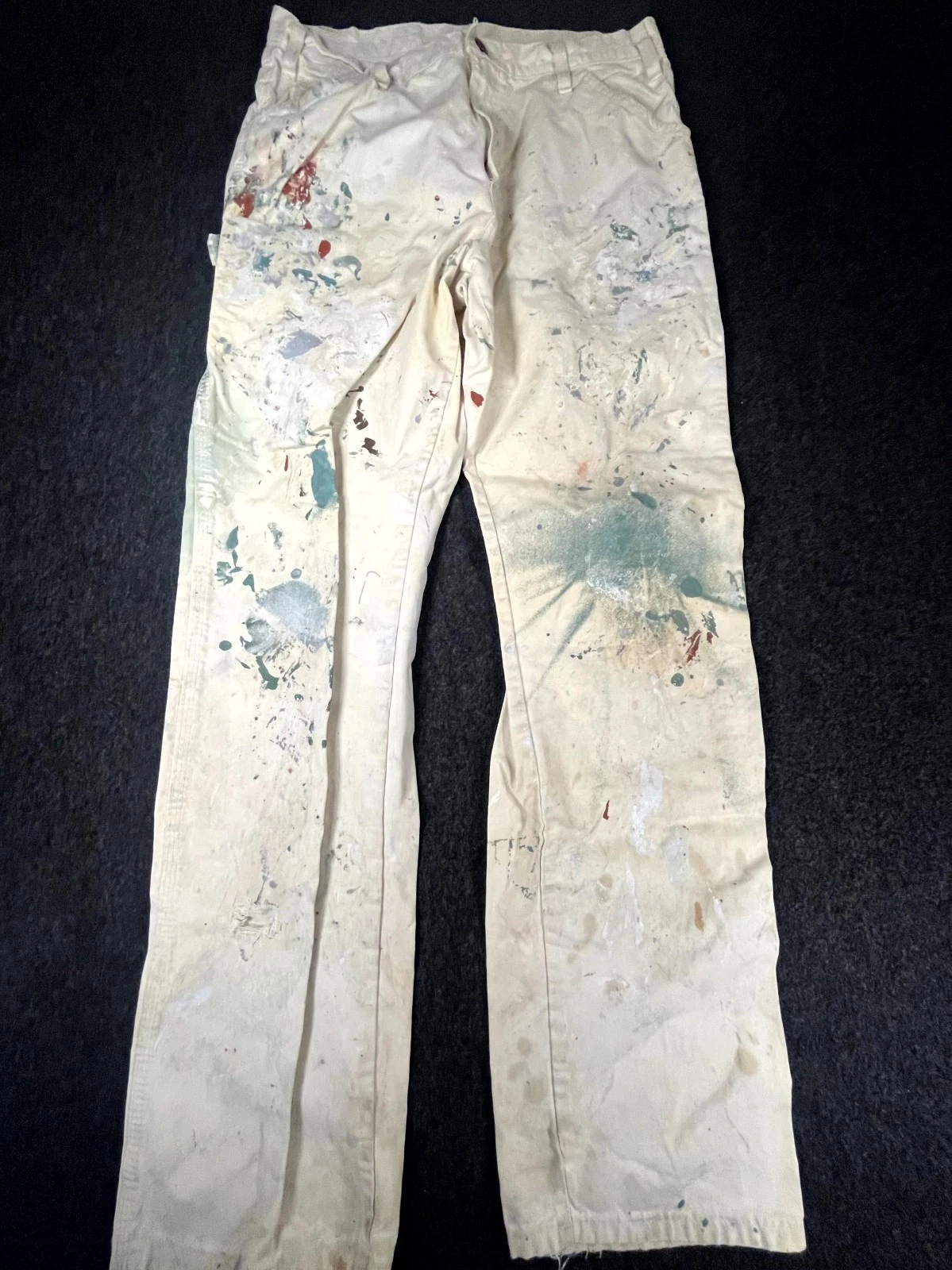 Dickies Sherwin Williams Painter Pants Mens 34x34 White Paint Splatter Workwear