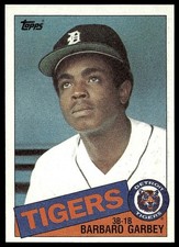 Barbaro Garbey *ROOKIE CARD* (RC) 1985 Topps #243. rookie card picture