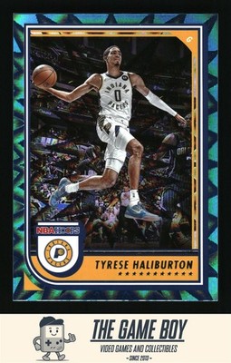 2022-23 Hoops Teal Explosion #51 Tyrese Haliburton Indiana Pacers