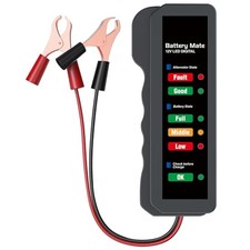 Car Battery Tester and Alternator Tester, Automotive Load Tester Indicator, 12V