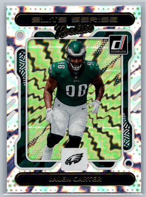 2023 Donruss Rookie ELITE SERIES Holo #5 Jalen Carter Philadelphia Eagles