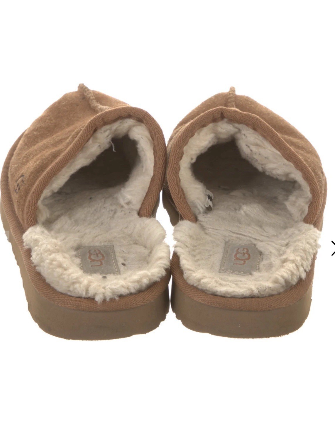 Ugg Women's Brown Solid Suede Slip-On Slippers Si… - image 4