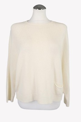 Vicario Cinque Damen Pullover Gr. 38 (M) Creme NEU Pullover Pullover Langarm