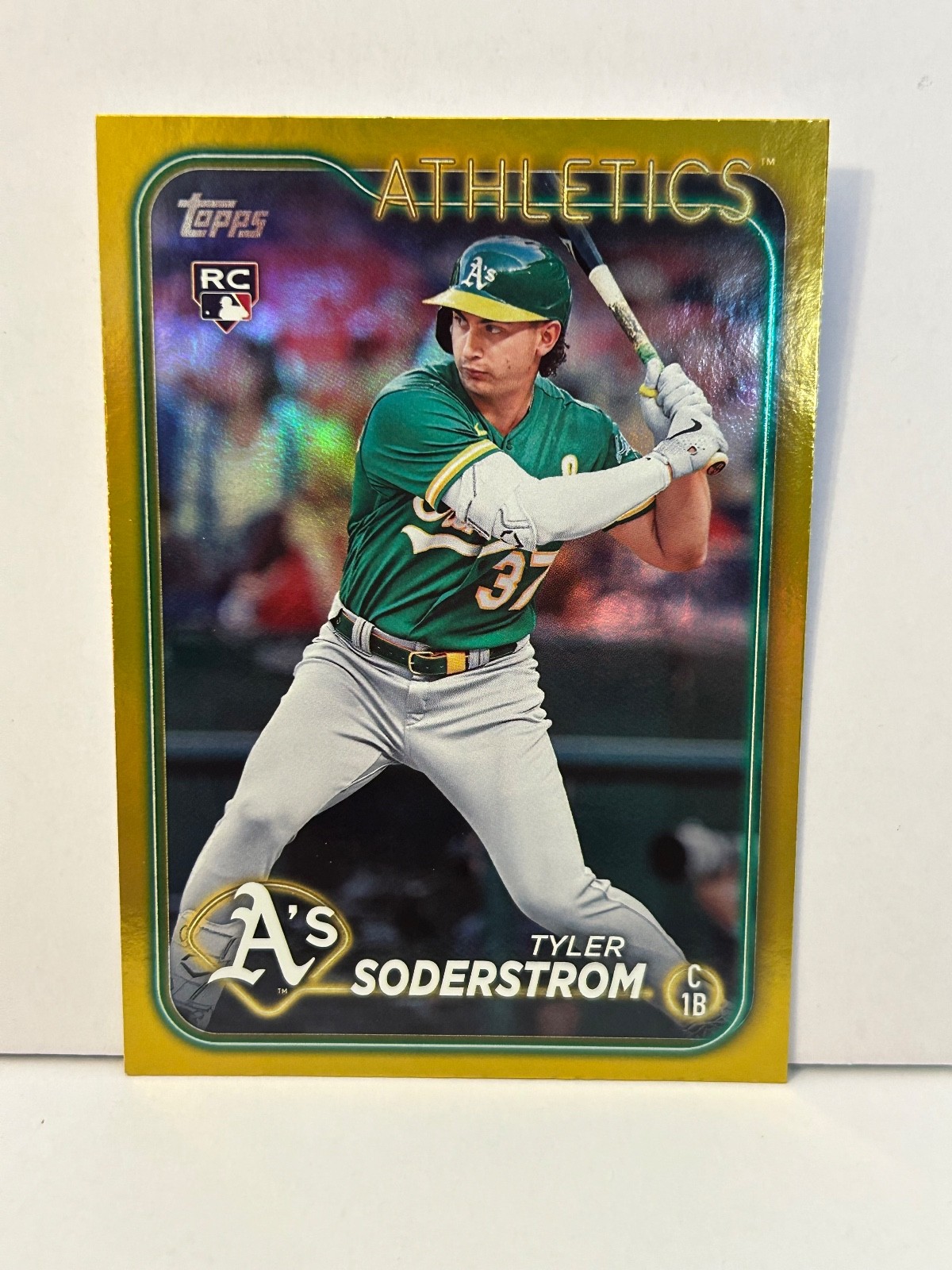 2024 Topps Series 1 - Tyler Soderstrom #244 Gold Foil (RC)