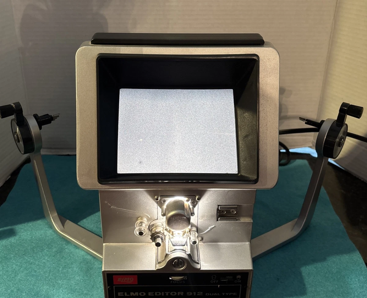 ELMO EDITOR 912 8mm編集機 スプライサー付属 セット 元箱あり ELMO Editor 912-S Motorized SUPER 8 Sound/silent Film Viewer, Film