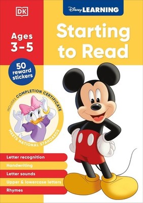 Disney Learning Starting to Read (Ages 3-5): Preschool English Handwriting, Alph