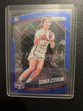 2025 Panini Prizm WNBA #122 Sonia Citron Blue Velocity Rookie RC Mystics