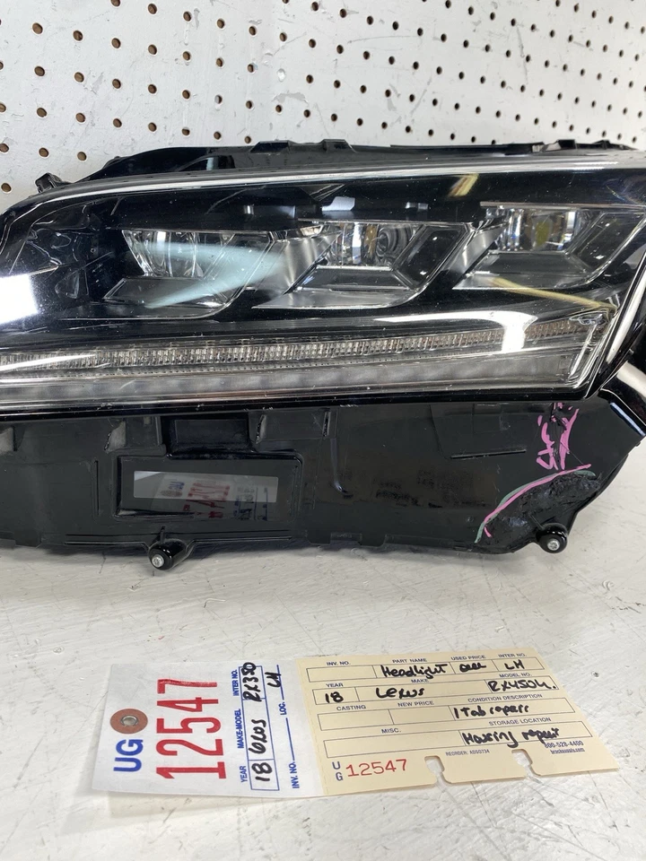 LEXUS RX RX350 RX450H 2016 2018 lado izquierdo triple haz faro lámpara OEM Foto 3 de 4