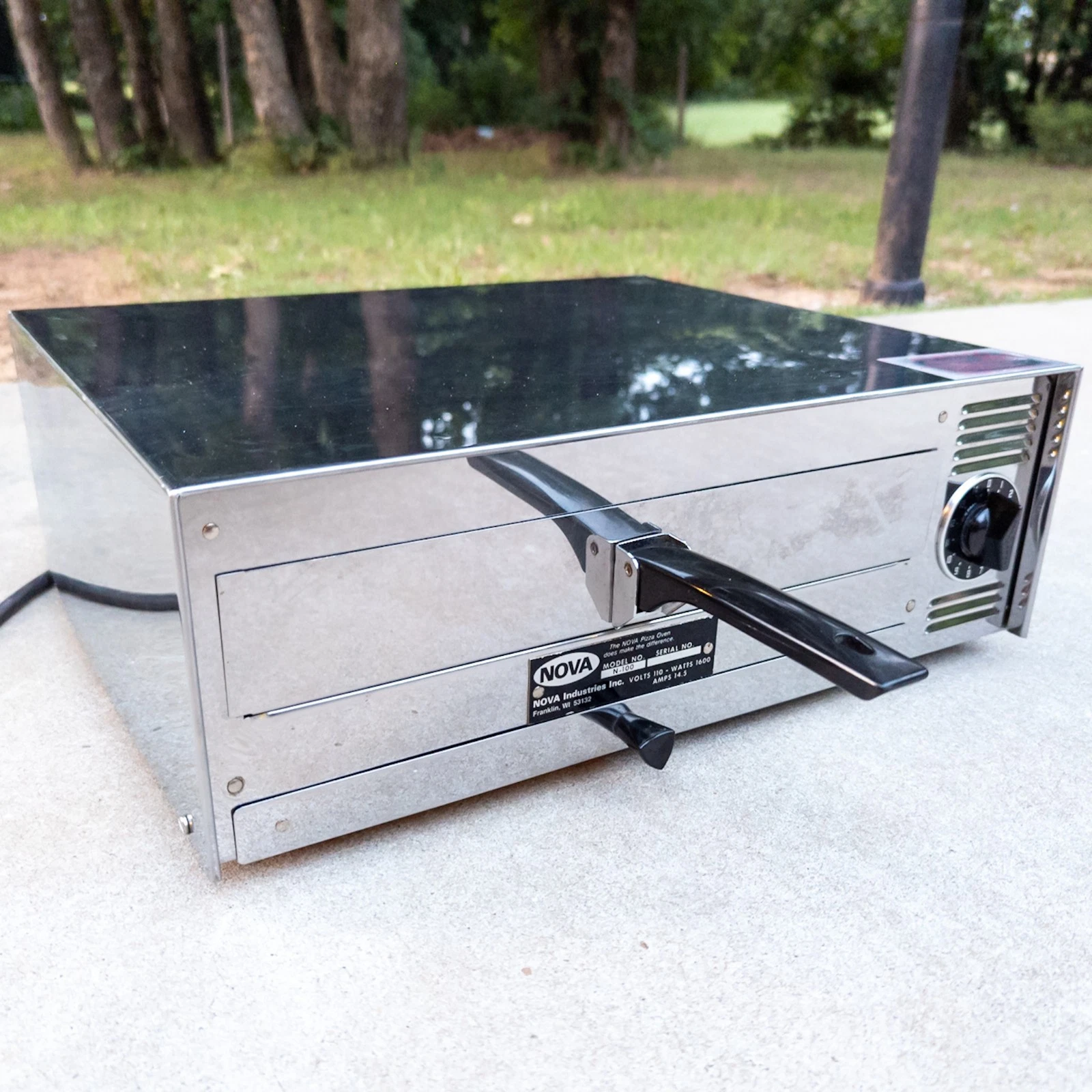 Nova N-100 Commercial Countertop Electric Frozen Pizza Oven Stainless Tested