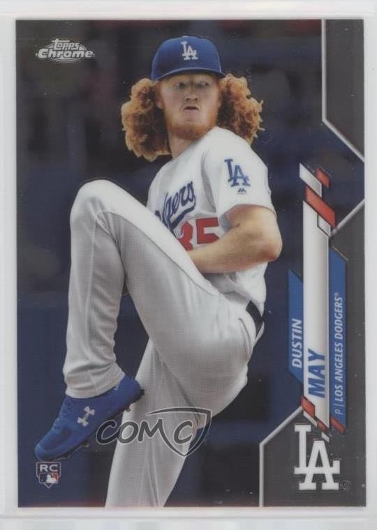 2020 Topps Chrome Dustin May #176 00jz