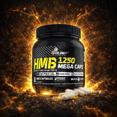 HMB 1250 MEGA CAPS - 300 CAPSULES - Build muscle mass, fat loss, regeneration