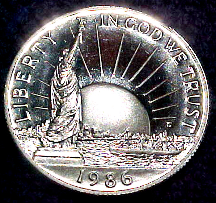 1986-S Proof Clad Commemorative Half Dollar..........min. Bid .01 & No Reserve!