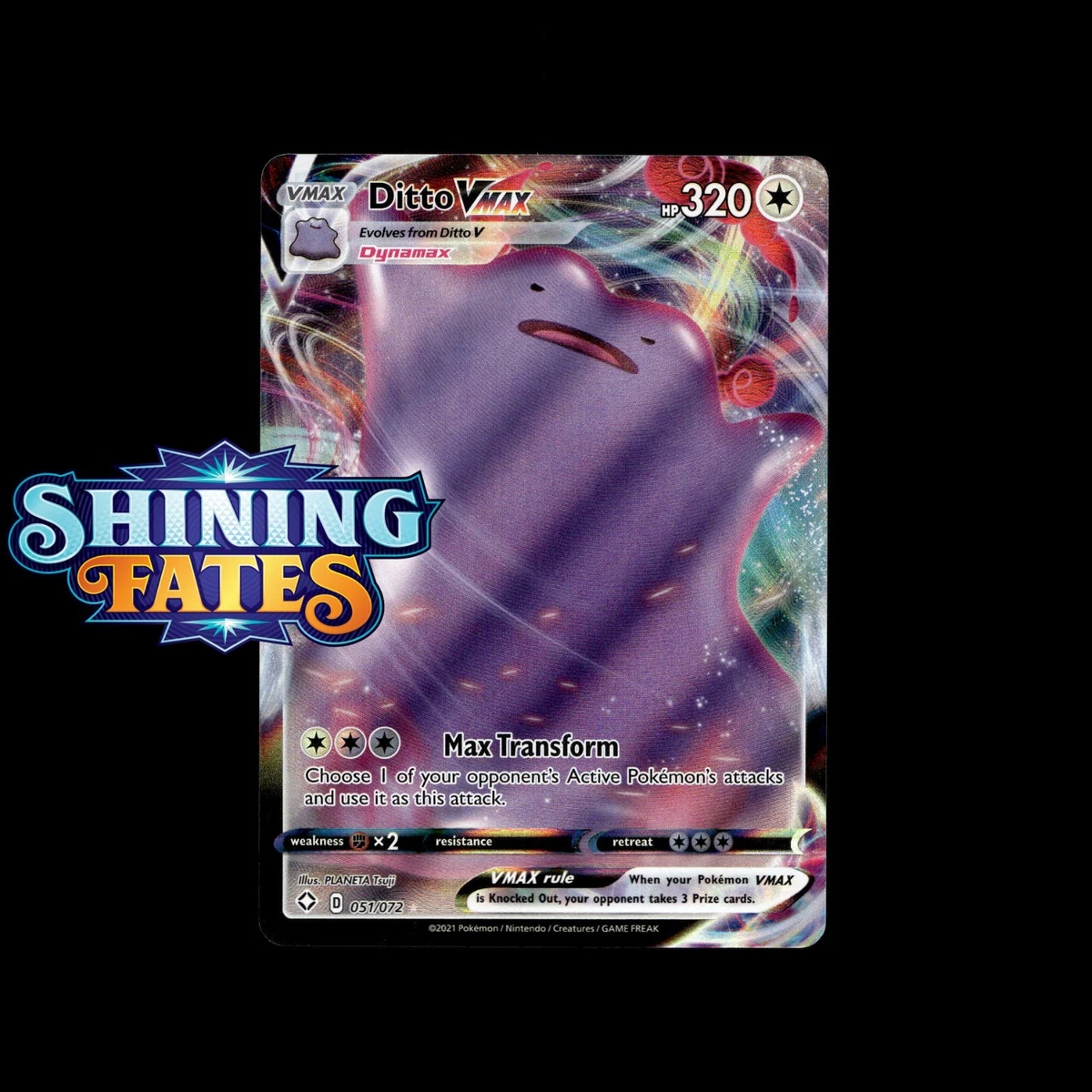 Ditto VMAX 051/072 Shining Fates for sale | eBay