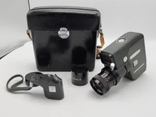 Vintage Canon Reflex Zoom 8-2 8mm Film Cine Movie Camera w/ Case - Runs *AS-IS*