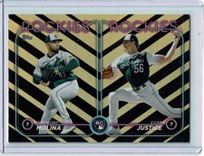 2024 Topps Update - Rookie Combo Holiday #US270 Evan Justice, Anthony Molina RC