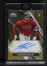 2024 Topps Chrome Black Gold Refractor 43/50 Jordan Lawlar #CBA-JL Auto 0r9g