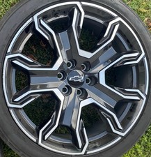 Chevy 24 Tahoe Rst Oem Black Wheels Rims Gmc Yukon Denali Escalade Tpms