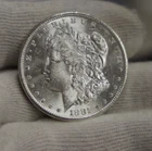 1881 S US Morgan Silver Dollar $1 Unc