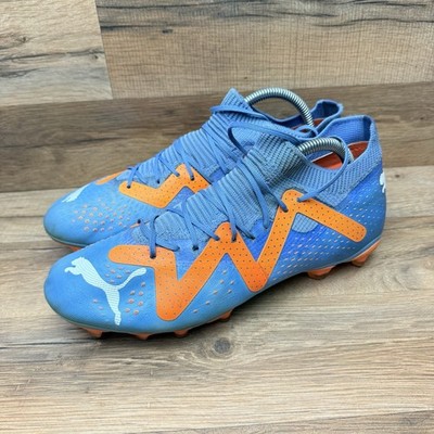 Puma  Cleats Men Size 8.5 Future Ultimate FG AG Blue Orange Soccer107165 01