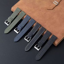 Breathable Nylon Watch Straps Mens Rugged Canvas Sports Wrist Band 18 20 22mm