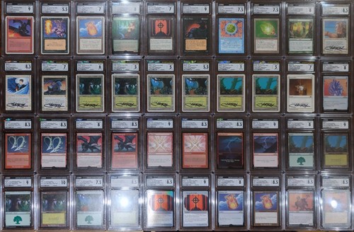 Christopher Rush Artist Proof Set CGC Magic The Gathering MTG Black Lotus Artist
