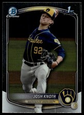 2025 Bowman #BCP-136 Josh Knoth Chrome Prospects