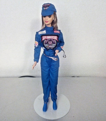 1998 50th Anniversary Nascar Barbie Puppe / Collector Edt. Neuwertig