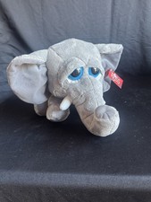 Russ Elephant Plush Blue Eyes 10  Stuffed Animal w/ Tag