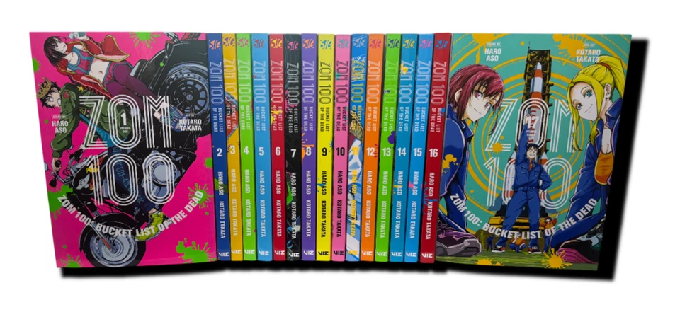 Zom 100: Bucket List of the Dead Volumes 1-17 Complete Manga Set BRAND NEW!