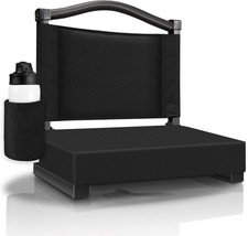 Stadium Seat with Back Support and Thick Cushion Wide Bleacher Chair 350 Lbs