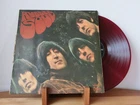 The Beatles Rubber Soul Red Vinyl Japan LP OP-7450 YEX-178/179 VG++ Tested