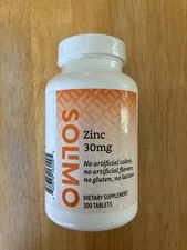 Solimo Zinc 30mg, Unflavored, 300 Tablets Amazon
