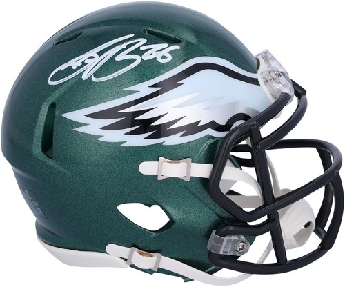 Saquon Barkley Philadelphia Eagles Autographed Speed Mini Helmet