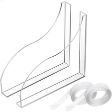 2 Pcs Bathroom Shower Splash Guard for Tub Bathtub Water Guards Shower Water