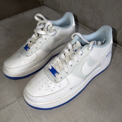 Used Size 6.5y AF1- Just Stitch It-Hyper Royal